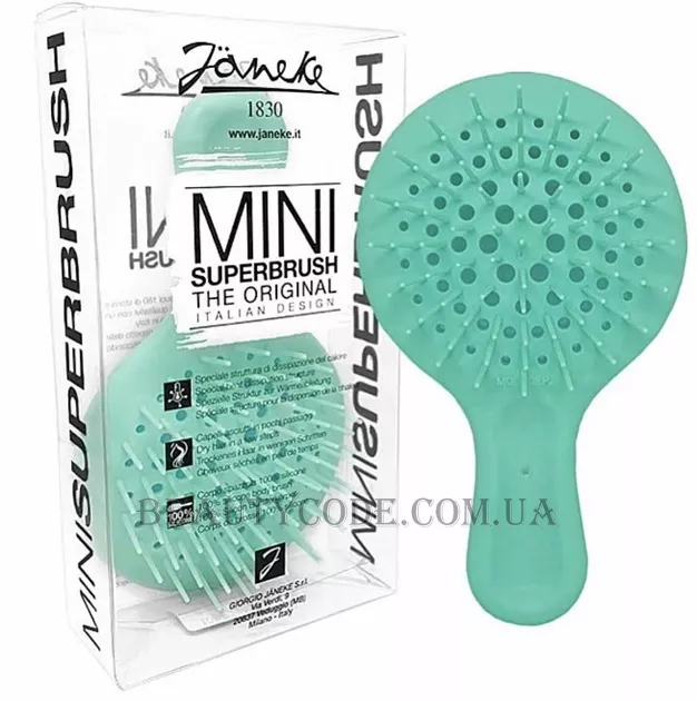JANEKE Superbrush Mini - Щітка для волосся, тіфані
