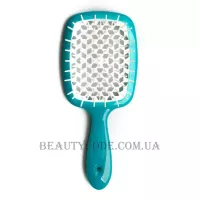 JANEKE Superbrush - Щітка для волосся, бірюзова з білим