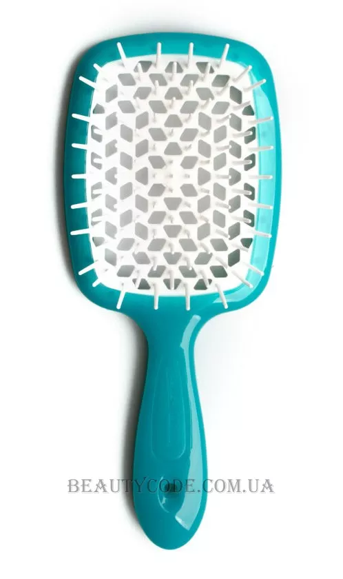 JANEKE Superbrush - Щітка для волосся, бірюзова з білим
