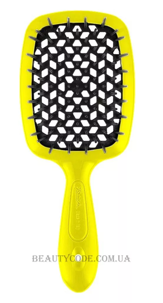 JANEKE Superbrush - Щітка для волосся, жовта з чорним