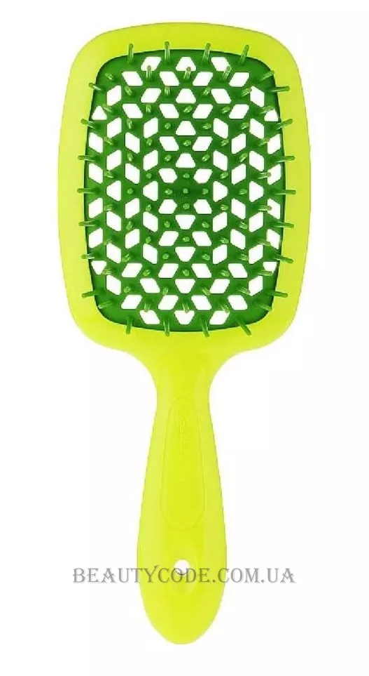 JANEKE Superbrush - Щітка для волосся, лимонна із зеленим