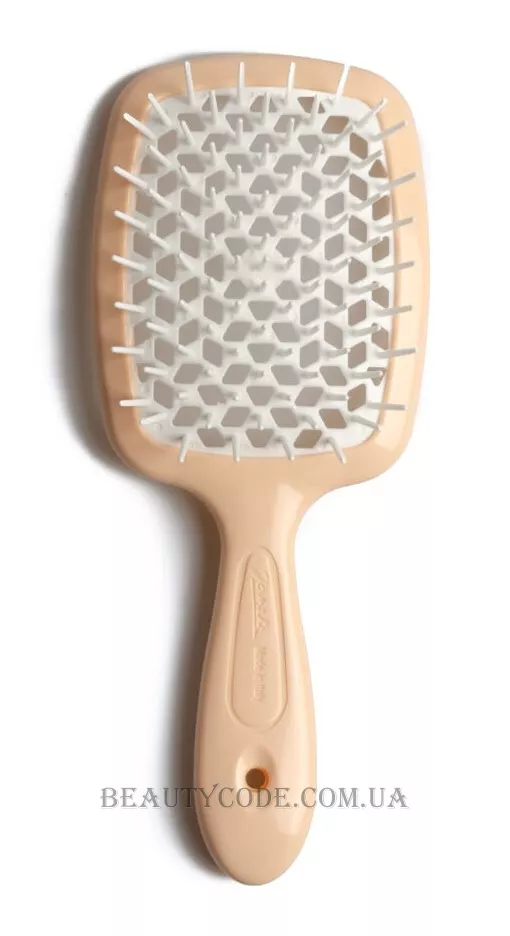 JANEKE Superbrush - Щітка для волосся, персикова з білим