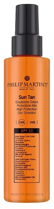 PHILIP MARTIN'S Sun Tan SPF-30 - Спрей для засмаги SPF-30