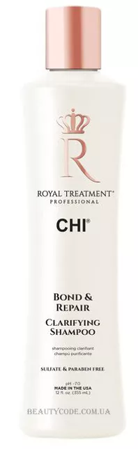 CHI Royal Treatment Bond & Repair Clarifying Shampoo - Очищуючий шампунь для професійного використання
