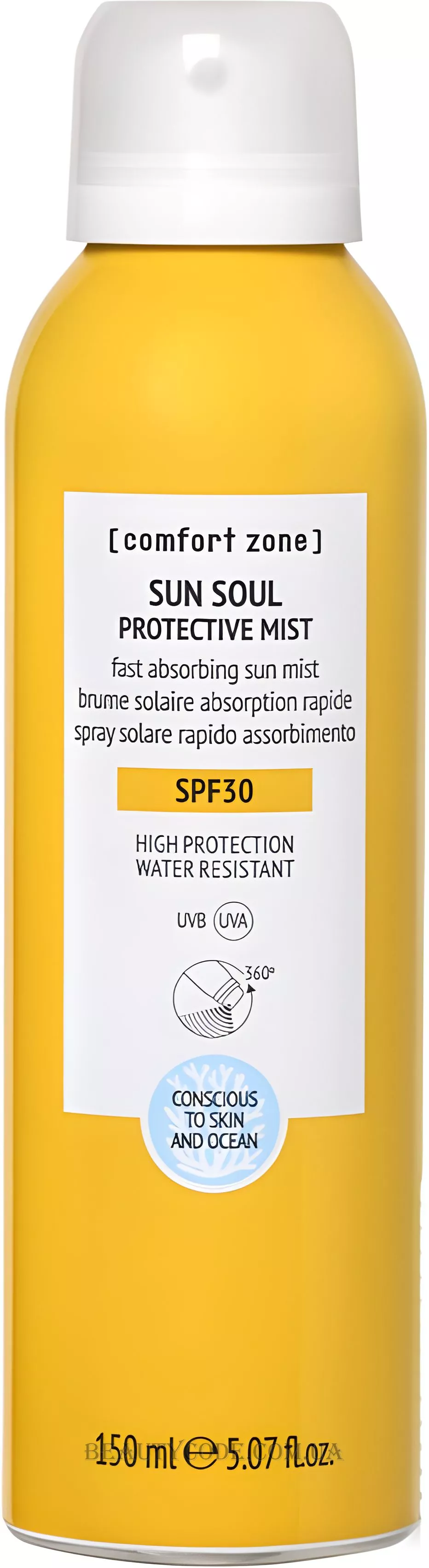 COMFORT ZONE Sun Soul Protective Mist SPF30 - Сонцезахисний міст SPF-30