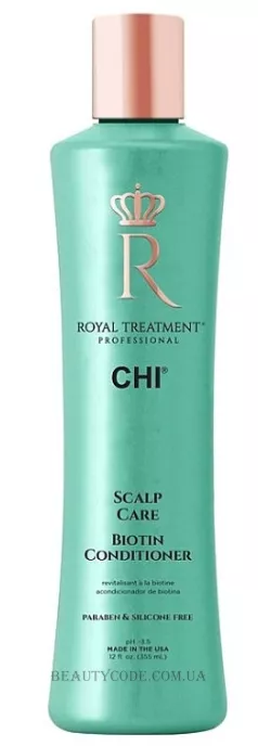 CHI Royal Treatment Scalp Care Biotin Conditioner - Кондиціонер для чутливої шкіри голови