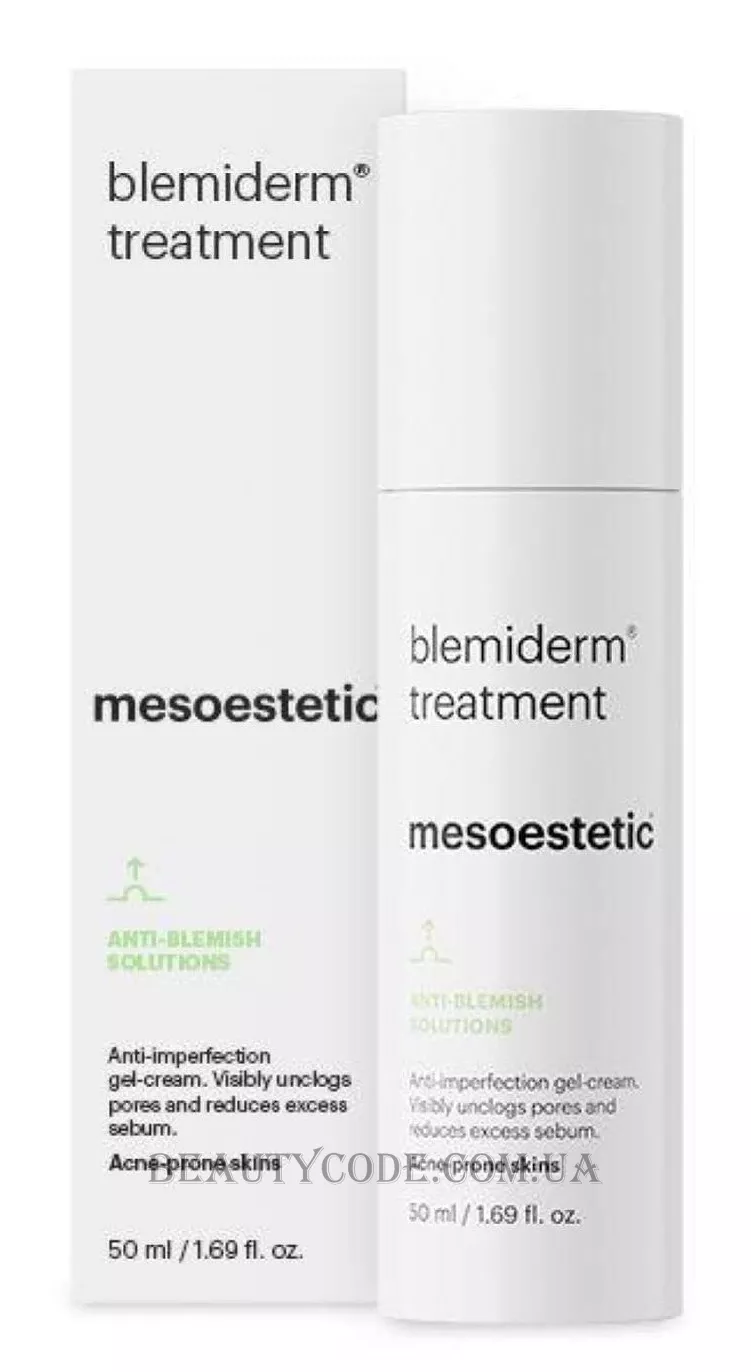 MESOESTETIC Blemiderm® Treatment - Нічний крем-гель для жирної шкіри з акне