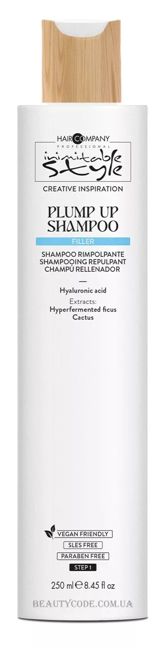 HAIR COMPANY Inimitable Style Filler Plump Up Shampoo - Шампунь для волосся