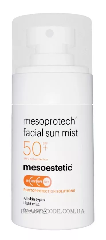 MESOESTETIC Mesoprotech Facial Sun Mist SPF50+ - Сонцезахисний спрей для обличчя