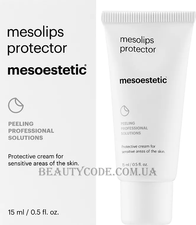 MESOESTETIC Mesolips Protector - Захисний передпілінговий крем для губ