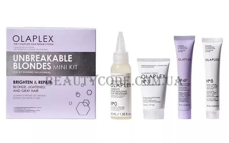 OLAPLEX Unbreakable Blondes Mini Kit - Набір мініатюр для блонду