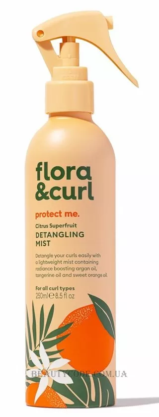 FLORA&CURL Protect Me Citrus Superfruit Detangling Mist - Спрей для кучерявого волосся