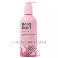 FLORA&CURL Hydrate Me Rose Water Molasses Moisture Mask - Зволожуюча маска для кучерявого волосся
