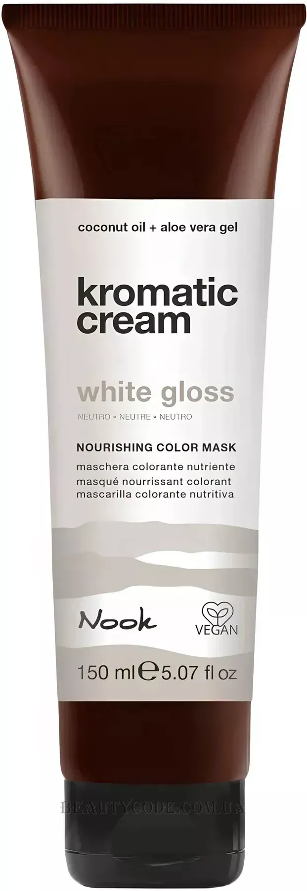 NOOK Kromatic Cream White Gloss - Тонуюча крем-маска 