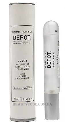 DEPOT 203 Refreshing Hair & Scalp Fragrance - Освіжаючий аромат для шкіри голови та волосся