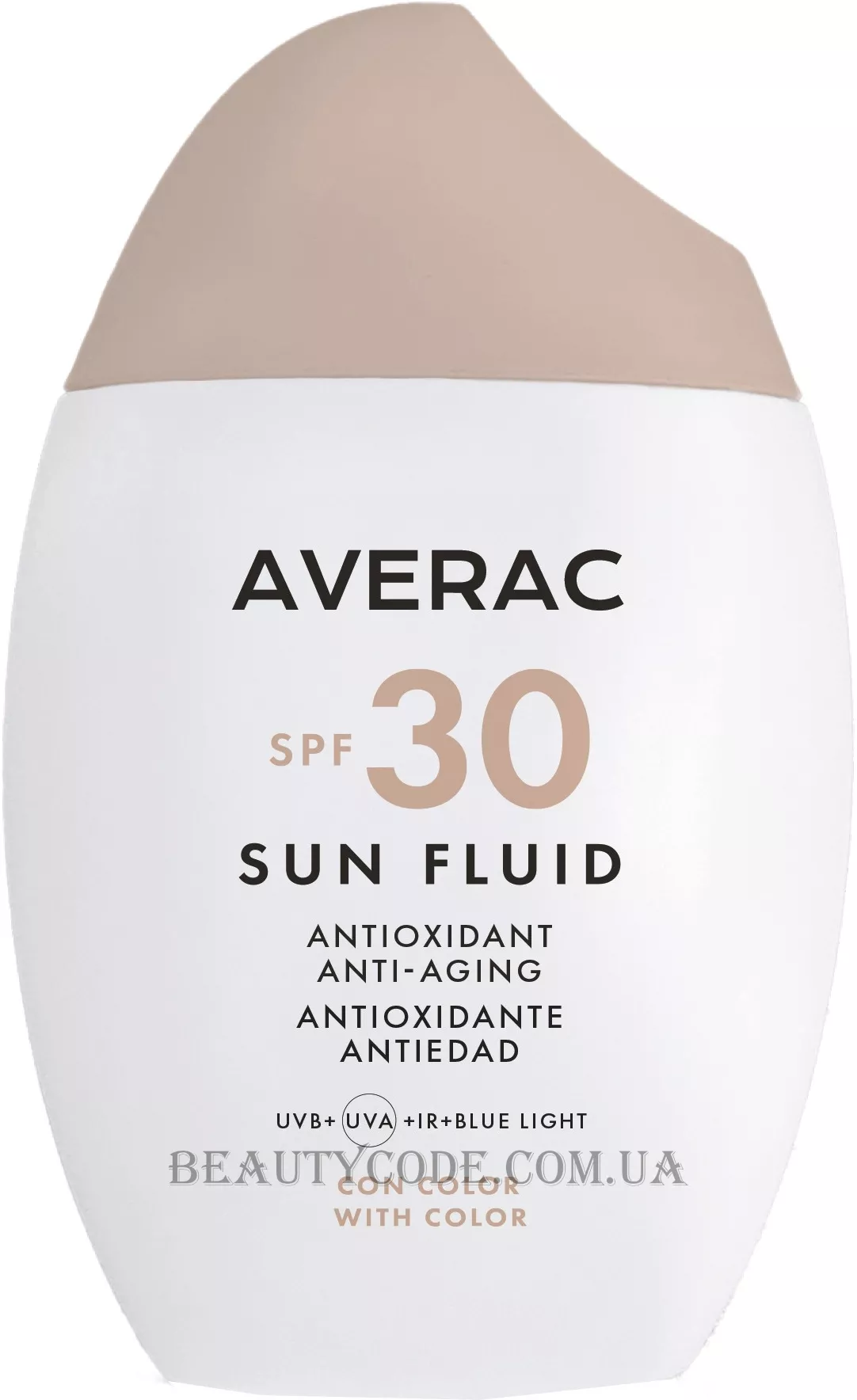 AVERAC Sun Fluid with Color Ulrtalight SPF30 - Тонуючий сонцезахисний флюїд SPF-30
