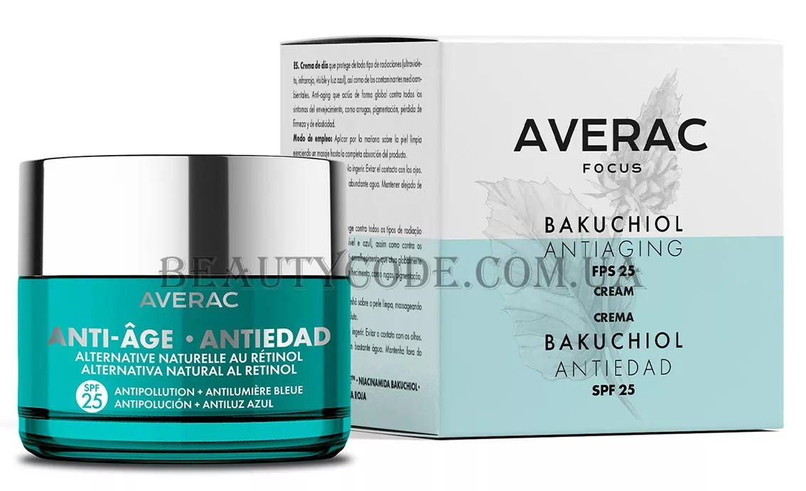 AVERAC Focus Antiaging+ SPF25 - Антивіковий денний крем SPF-25
