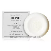 DEPOT 412 Hydrating Shaving Soap - Мило тверде для традиційного гоління