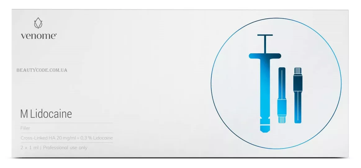 VENOME Filler M Lidocaine - Філер з лідокаїном для пружності шкіри
