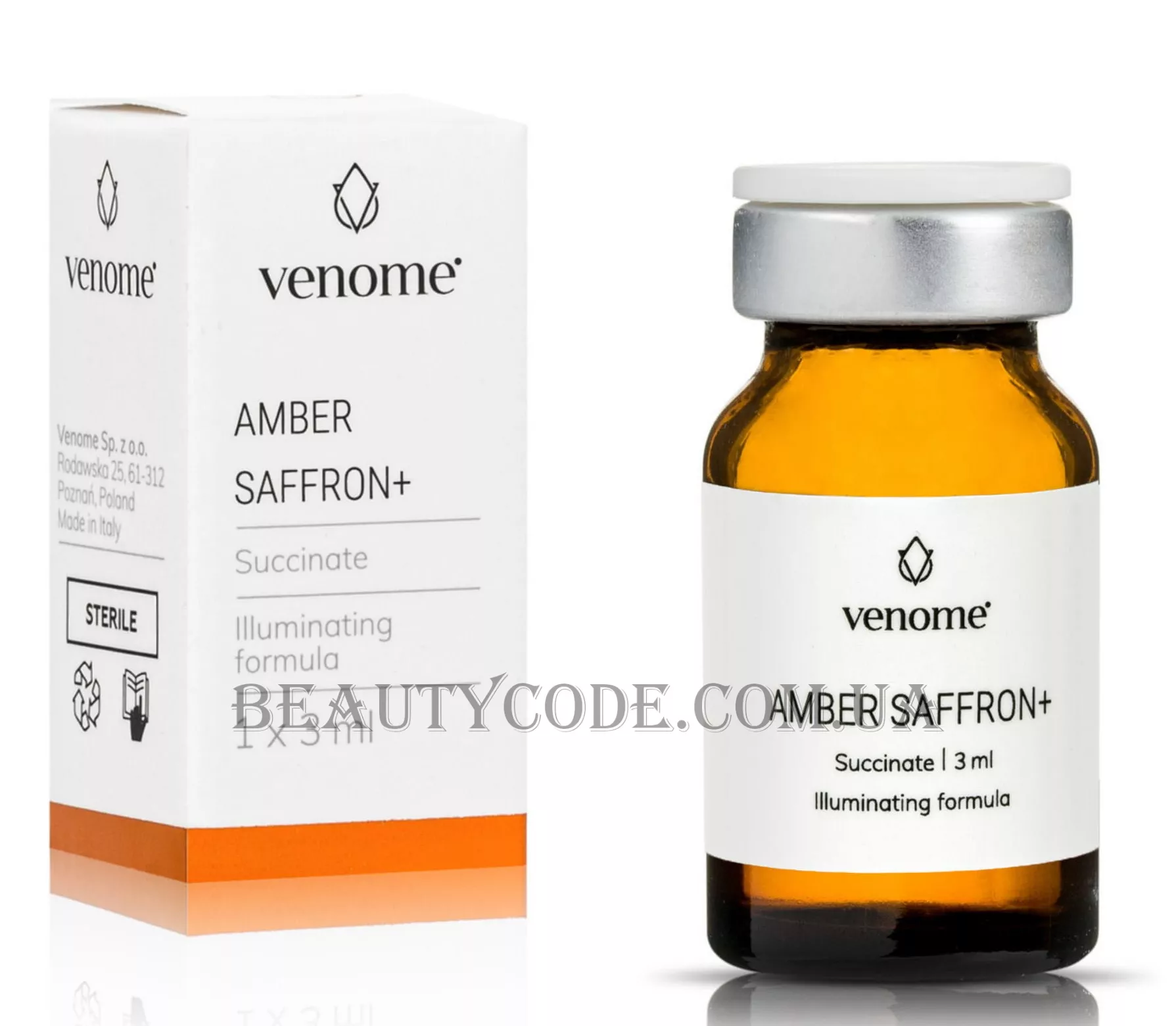 VENOME Succinate Amber Saffron+ - Сукцинат бурштинової кислоти 