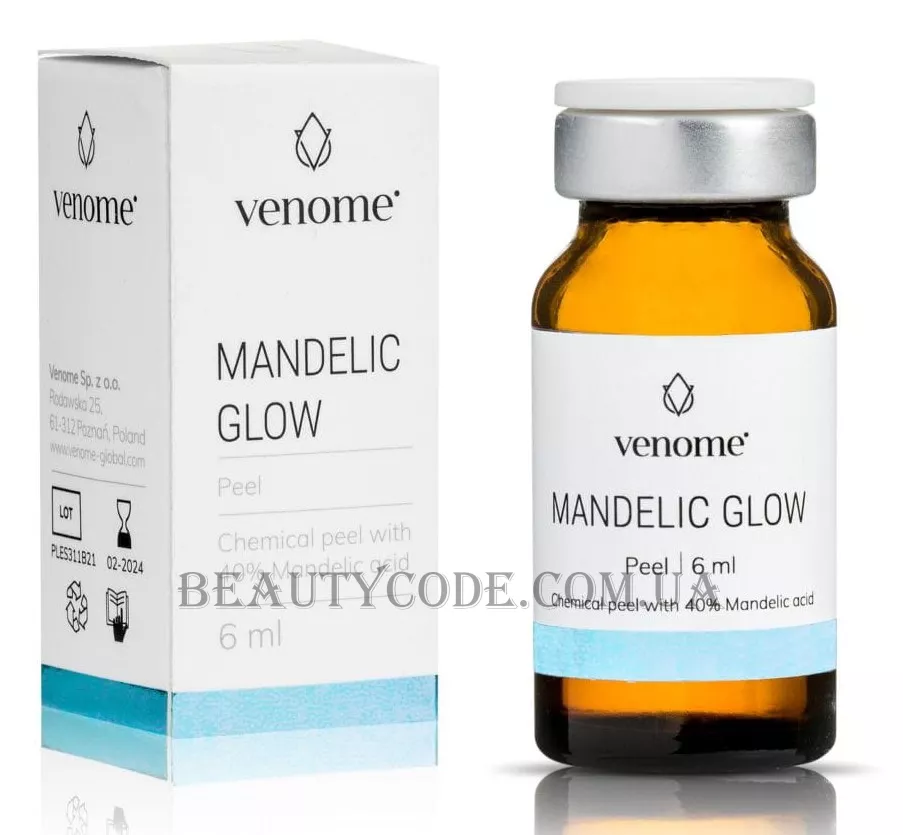 VENOME Mandelic Glow - Пілінг для сяяння шкіри з мигдальною кислотою 40%