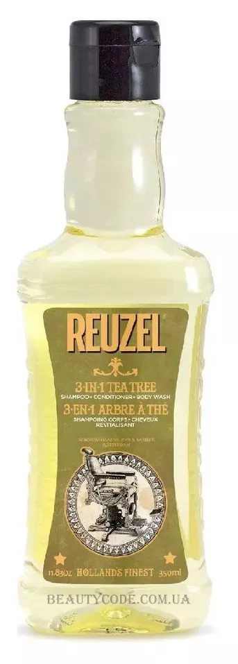 REUZEL 3-in-1 Tea Tree Shampoo - Шампунь для волосся та тіла з олією чайного дерева