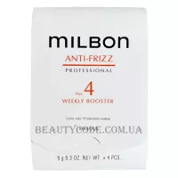 MILBON Anti-Frizz No.4 Weekly Booster - Пролонгуючий бустер для кучерявого волосся