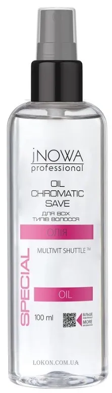 JNOWA Special Oil Chromatic Save - Олія-протектор 2 в 1 для волосся