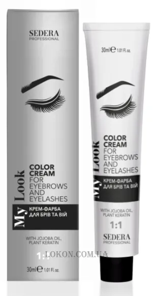 SEDERA My Look Color Cream For Eyebrows And Eyelashes - Крем фарба для брiв та вiй