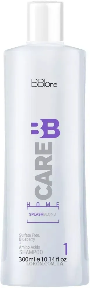 BB ONE BB Care Splash Blond Shampoo - Безсульфатний шампунь